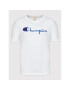 Champion T-Shirt Big Script Logo 216547 Bílá Regular Fit - Pepit.cz