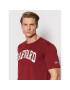 Champion T-Shirt College Print 216818 Bordó Regular Fit - Pepit.cz