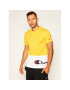 Champion T-Shirt Colour Block Wraparound Logo 214208 Žlutá Regular Fit - Pepit.cz