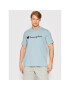 Champion T-Shirt Embroidered 217814 Modrá Regular Fit - Pepit.cz