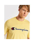 Champion T-Shirt Embroidered 217814 Žlutá Regular Fit - Pepit.cz