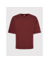 Champion T-Shirt Logo 216492 Bordó Relaxed Fit - Pepit.cz