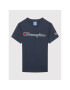 Champion T-Shirt Logo 305770 Tmavomodrá Regular Fit - Pepit.cz