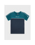 Champion T-Shirt Piping Block 306148 Tmavomodrá Regular Fit - Pepit.cz