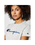 Champion T-Shirt Script Logo 110992 Šedá Heritage Fit - Pepit.cz