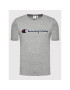 Champion T-Shirt Script Logo 216473 Šedá Comfort Fit - Pepit.cz