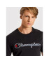 Champion T-Shirt Script Logo 217814 Černá Regular Fit - Pepit.cz