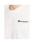 Champion T-Shirt Small Script Logo Embroidery 218006 Bílá Regular Fit - Pepit.cz