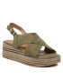 Clara Barson Sandály WS22127-02 Khaki - Pepit.cz