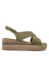 Clara Barson Sandály WS22127-02 Khaki - Pepit.cz