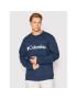 Columbia Mikina Logo Fleece Crew 1884931 Tmavomodrá Regular Fit - Pepit.cz