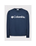 Columbia Mikina Logo Fleece Crew 1884931 Tmavomodrá Regular Fit - Pepit.cz