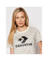 Converse T-Shirt Center Front Star Chevron Leopard 10022364-A01 Béžová Regular Fit - Pepit.cz