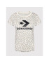 Converse T-Shirt Center Front Star Chevron Leopard 10022364-A01 Béžová Regular Fit - Pepit.cz