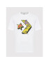 Converse T-Shirt Chevron Lizard Graphic 10023784-A01 Bílá Standard Fit - Pepit.cz