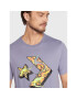 Converse T-Shirt Chevron Lizard Graphic 10023784-A03 Fialová Standard Fit - Pepit.cz