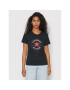 Converse T-Shirt Chuck Taylor All Star Patch 10022560-A02 Černá Regular Fit - Pepit.cz