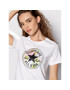 Converse T-Shirt Floral Print Patch 10023217-A02 Bílá Standard Fit - Pepit.cz