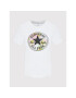 Converse T-Shirt Floral Print Patch 10023217-A02 Bílá Standard Fit - Pepit.cz