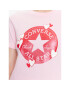 Converse T-Shirt Heart All Star 10025493-A03 Růžová Slim Fit - Pepit.cz