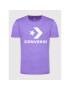 Converse T-Shirt Star Chevron 10018568-A31 Fialová Standard Fit - Pepit.cz