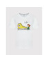 Converse T-Shirt Unisex PEANUTS Chuck 10024373-A01 Bílá Relaxed Fit - Pepit.cz