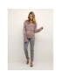 Cream Svetr Crvinnah Knit 10611840 Fialová Straight Fit - Pepit.cz