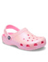 Crocs Dřeváky Classic Glitter Clog K 206993 Růžová - Pepit.cz