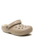 Crocs Nazouváky Classic Lined Clog 203591 Béžová - Pepit.cz