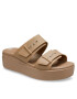 Crocs Sandály Brooklyn Low Wedge Sandal W 207431 Khaki - Pepit.cz