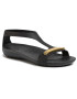 Crocs Sandály Serena Metallic Bar Sdl W 206421 Černá - Pepit.cz