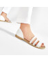 Crocs Sandály Tulum Open Flat W 206109 Bílá - Pepit.cz