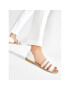 Crocs Sandály Tulum Open Flat W 206109 Bílá - Pepit.cz