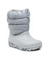 Crocs Sněhule Classic Neo Puff Boot K 207684 Šedá - Pepit.cz