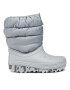 Crocs Sněhule Classic Neo Puff Boot K 207684 Šedá - Pepit.cz