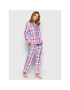 Cyberjammies Pyžamové kalhoty Carrie Check 9058 Fialová Relaxed Fit - Pepit.cz