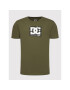 DC T-Shirt Square Star Fill ADYZT04987 Zelená Regular Fit - Pepit.cz