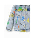 Desigual Jeansová bunda 23SGED03 Modrá Oversize - Pepit.cz