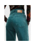 Desigual Jeansy Lluisa 22WWDD12 Zelená Relaxed Fit - Pepit.cz