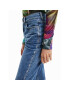 Desigual Jeansy Mayo 23SWDD36 Modrá Mom Fit - Pepit.cz