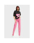 Desigual Jeansy PINK PANTHER 22WWDD29 Růžová Wide Leg - Pepit.cz