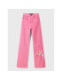 Desigual Jeansy PINK PANTHER 22WWDD29 Růžová Wide Leg - Pepit.cz