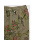 Desigual Kalhoty z materiálu Mickey Camo Flower 22SGPW06 Zelená Relaxed Fit - Pepit.cz