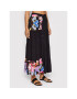 Desigual Maxi sukně MONSIEUR CHRISTIAN LACROIX Le Mans 22SWFW10 Černá Relaxed Fit - Pepit.cz