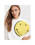 Desigual Svetr SMILEY 22WWJFA3 Bílá Relaxed Fit - Pepit.cz