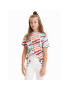 Desigual T-Shirt 23SBTK06 Barevná Regular Fit - Pepit.cz