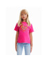 Desigual T-Shirt 23SGTK20 Růžová Regular Fit - Pepit.cz