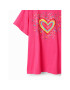 Desigual T-Shirt 23SGTK20 Růžová Regular Fit - Pepit.cz