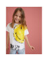 Desigual T-Shirt SMILEY Hepburn 22SGTK13 Bílá Relaxed Fit - Pepit.cz