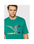 Diadora T-Shirt Shield 102.177748 Zelená Regular Fit - Pepit.cz